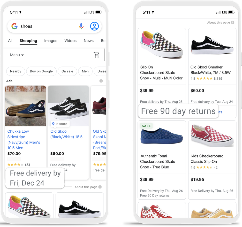 Retailer Exemple Google Google ADS Marketing